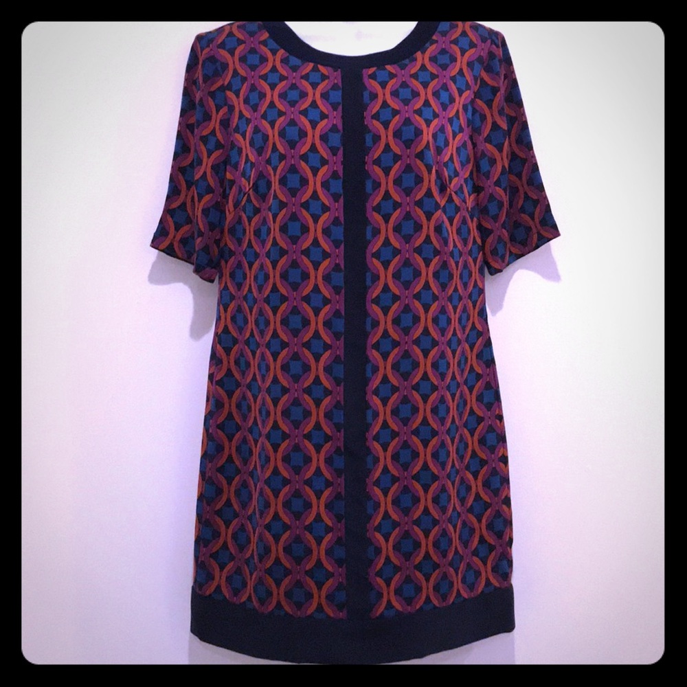 Trina Turk Silk Graphical Dress